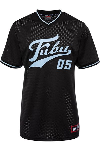 FUBU Herren Fm232-004-1 Varsity Mesh Tee