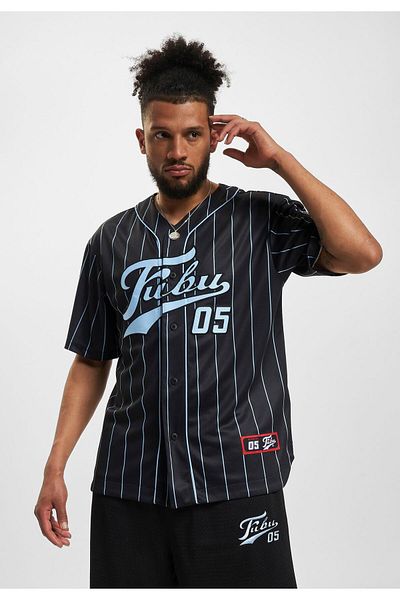 FUBU Herren FM232-003-1 Varsity Pinstripe Baseball Jersey