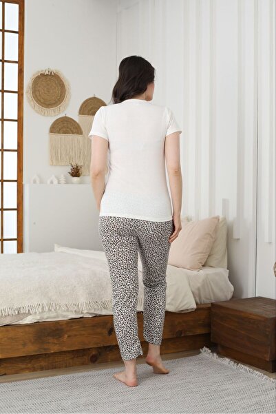 HUBEN kadın pamuklu pijama takımı