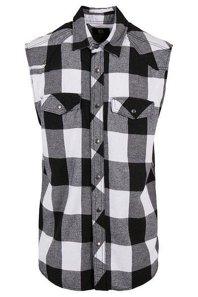 Brandit Herren Checkshirt Sleeveless