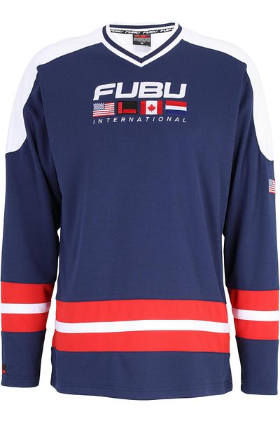 FUBU FBMQ22004NVY Corporate Hockey Jersey