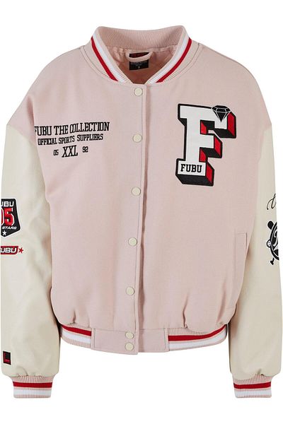 FUBU Damen Fw231-017-2 College Varsity Jacket