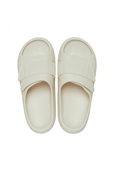 Crocs Ecru Mellow Luxe Recovery Slide