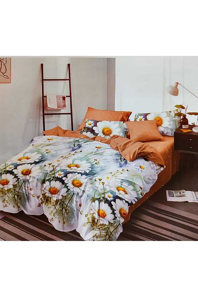 Pucioasa Double Bed Linen, Made of Finet, 6 Pieces, Fitted Sheet 230x250 Cm