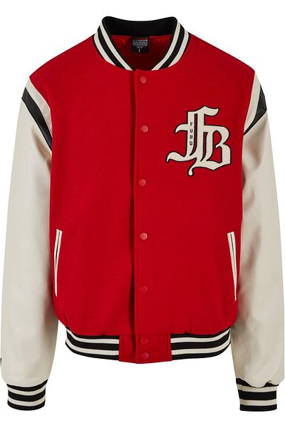 FUBU Herren Fm231-021-2 Old English Collegejacke