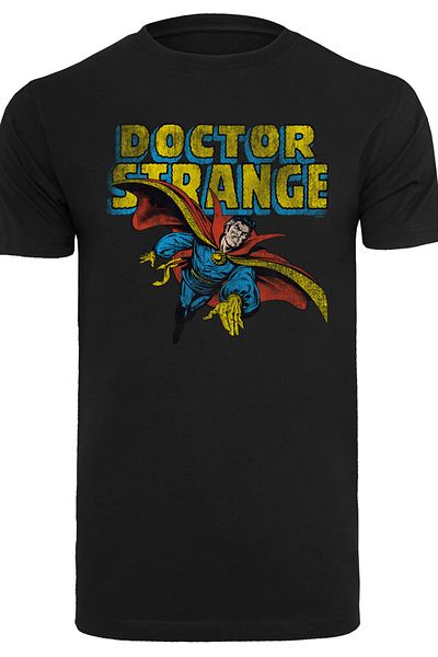 F4NT4STIC Herren Marvel Doctor Strange Flying With T-shirt Round Neck