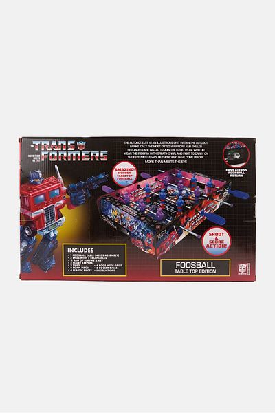Forever Clever The Trans Formers Table Top Wooden Foosball Game