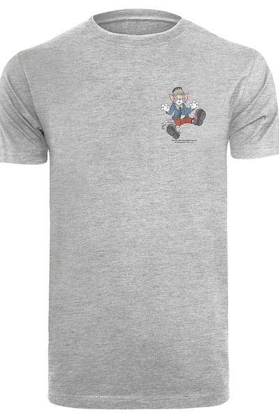 F4NT4STIC Herren Tom und Jerry Faux Pocket Frankenstein Tom mit T-Shirt Rundhals