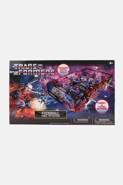 Forever Clever The Trans Formers Table Top Wooden Foosball Game