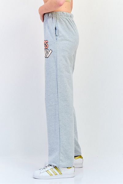 Looney Tunes Women Print Drawstring Jogger Pants, Grey
