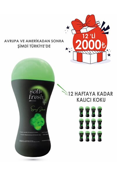 Soft&Fresh Life Granül Çamaşır Parfümü & Boncuk Yumuşatıcı 12'Lİ BAHAR RÜYASI