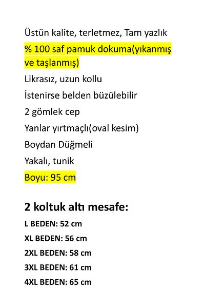 anne moda ankara Μέση με κορδόνι, 100% καθαρό βαμβάκι, λειασμένο, χωρίς λύκρα, μακρύ μανίκι, 2 τσέπες, τουνίκ