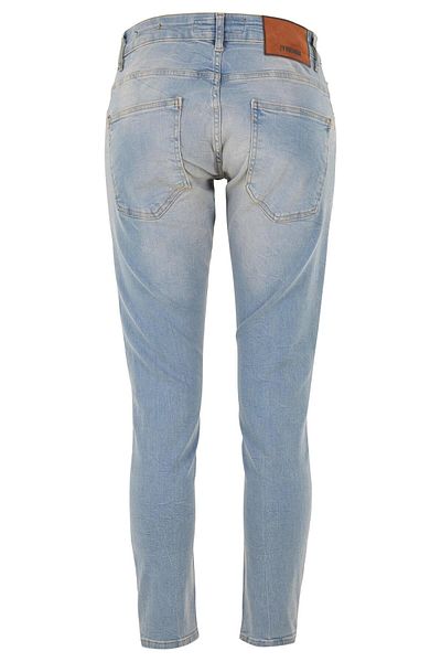 2Y Herren Destroyed Cropped Skinny Denim