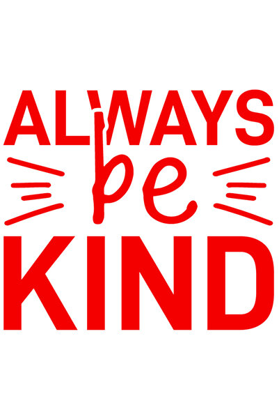 StoryGift Romania Sticker Autocolant 70CM Exterior cu mesajul "Fii buna mereu...