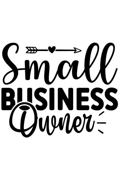 StoryGift Romania Sticker Exterior pentru detinatorii de afaceri mici cu text in limba engleza "Small busine