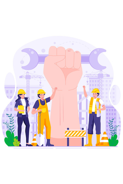 StoryGift Romania Sticker Adeziv 90CM Cu Santier, Inginer, Muncitor, Macara, ...