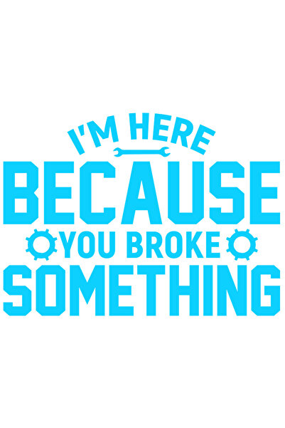 StoryGift Romania Sticker Autocolant 70CM Exterior cu mesajul "Eu sunt aici, ...