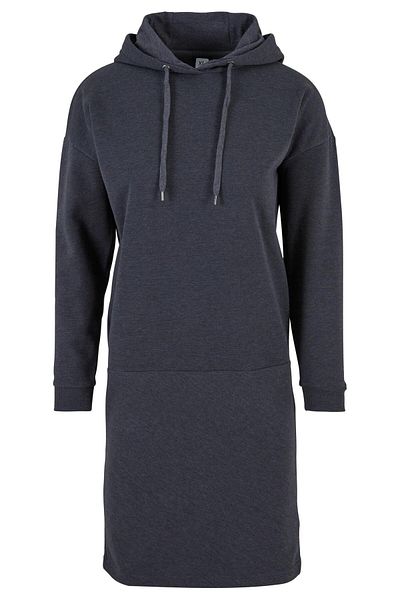 DEF Damen Cropped Hoody Dress Beige