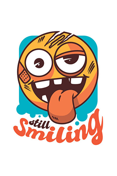 StoryGift Romania Sticker Autocolant 70CM Cu Emoticon Ranit Cu Limba Scaoasa,...