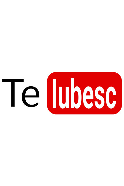 StoryGift Romania Sticker Eticheta 40CM cu Logo Platforma Streaming Viteo Rosu Negru Text Te Iubesc, Dragoste Va