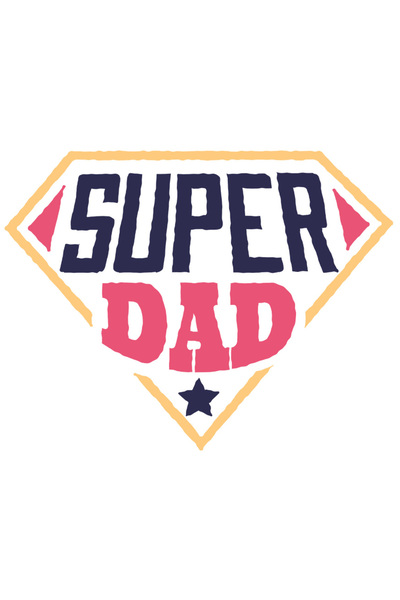 StoryGift Romania Sticker Adeziv 90CM Cu Text In Engleza Super Dad, Emblema S...