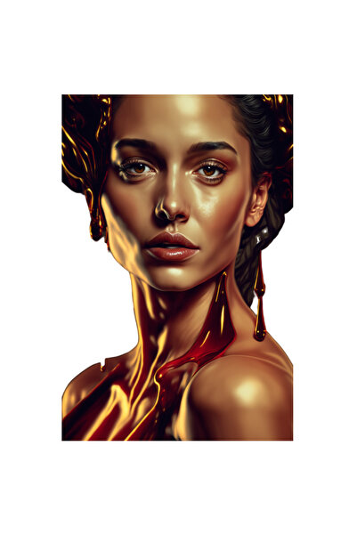 StoryGift Romania Sticker Eticheta 40CM Cu Femeie, Portret, Regal, Lumina Soa...