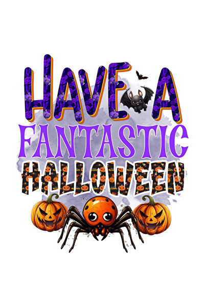 StoryGift Romania Sticker Autocolant 70CM cu mesajul "Have a fantastic Hallow...