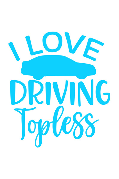 StoryGift Romania Sticker Exterior pentru femeile care adora sa conduca masina la bustul gol , Vinyl Albastr