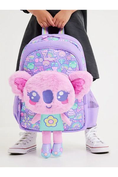 SMIGGLE Purple Junior Curious Character Backpack
