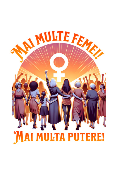 StoryGift Romania Sticker Autocolant 70CM Adeziv Mai Multe Femei Mai Multa Pu...