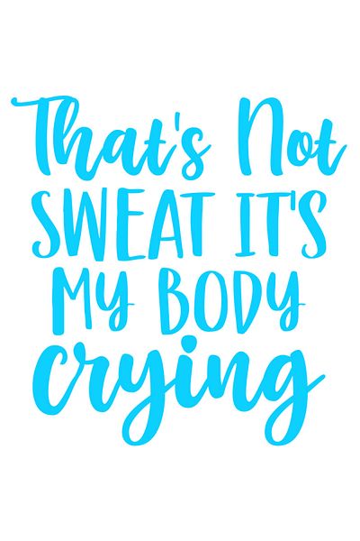 StoryGift Romania Sticker Label 50CM Exterior for those who train with the message "That's not sweat, it'
