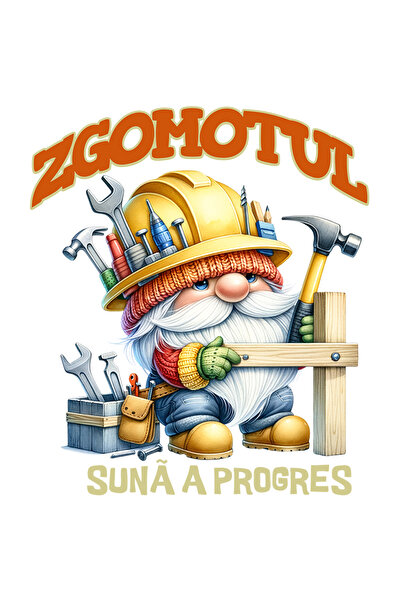 StoryGift Romania Sticker Adeziv Barbat Mester Muncitor Zgomotul Suna A Progr...