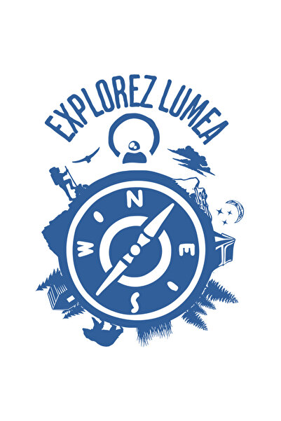 StoryGift Romania Sticker Autocolant 70CM Adeziv explorez lumea busola, avent...