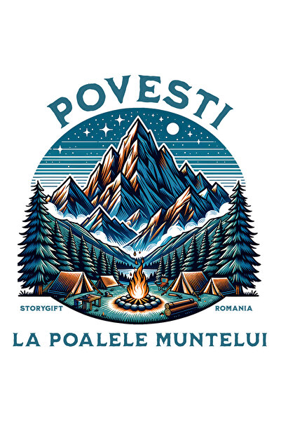 StoryGift Romania Sticker Autocolant 70CM Adeziv povesti la poalele muntelui ...