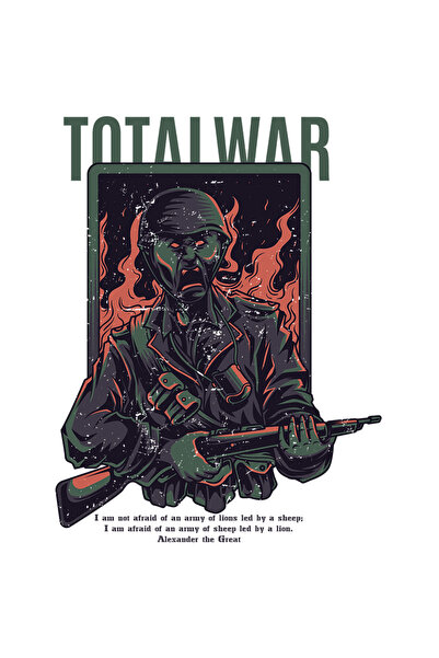 StoryGift Romania Sticker Autocolant 70CM Cu Om Razboinic Soldat In Flacari C...