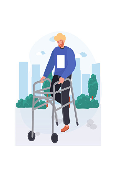 StoryGift Romania Sticker Autocolant 70CM Cu Mergator, Fizioterapie, Recupera...