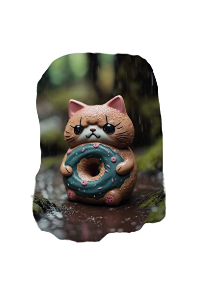 StoryGift Romania Sticker Autocolant 70CM cu Portret Figurina Pisica, Pisica ...