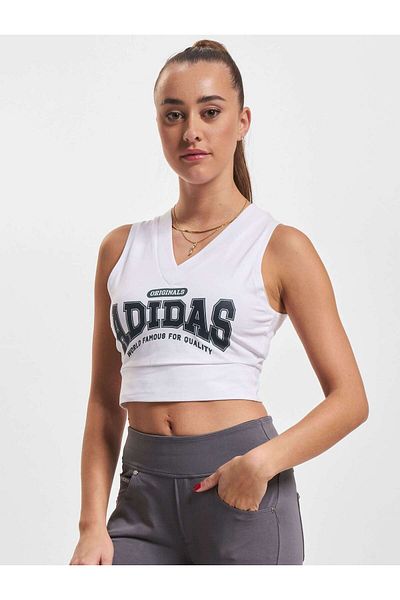 adidas Damen Bodycon V Crop Top