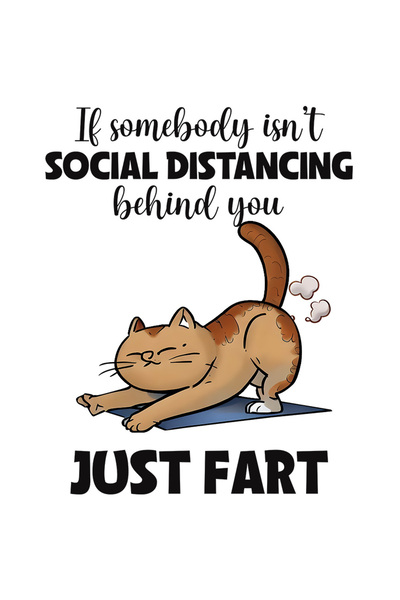 StoryGift Romania Sticker Autocolant 70CM cu pisica cu mesajul "If somebody i...