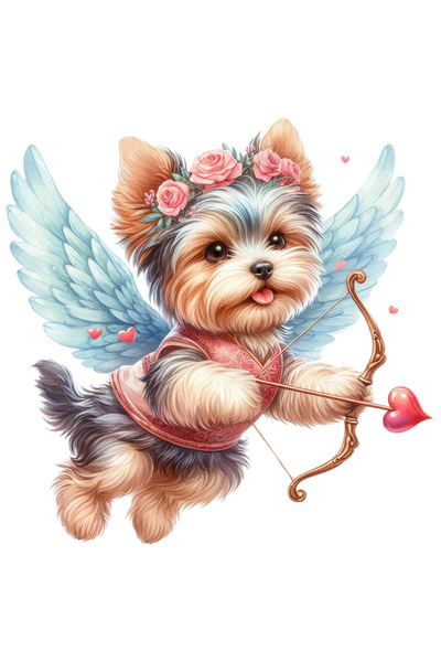 StoryGift Romania Sticker Adeziv 90CM cu un catel vesel care trage cu arcul, ...