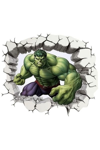 StoryGift Romania Sticker Adeziv 90CM Cu Hulk Care Este Nervos, Brate Puternice, Zid, Marvel, Supererou, cu Mar