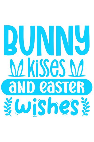 StoryGift Romania 90CM Exterior Adhesive Sticker with bunny ears and the message "Rabbit kisses and Happy Birthday wishes"