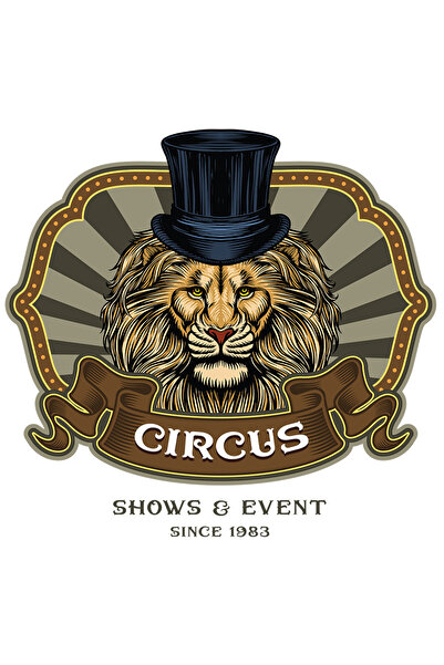 StoryGift Romania Sticker Eticheta 40CM Cu Mesaj In Engleza Circus, Leu, Jobe...