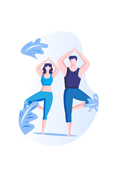 StoryGift Romania Sticker Adeziv 90CM Cu Yoga, Frunze, Sport, Echipament, cu ...