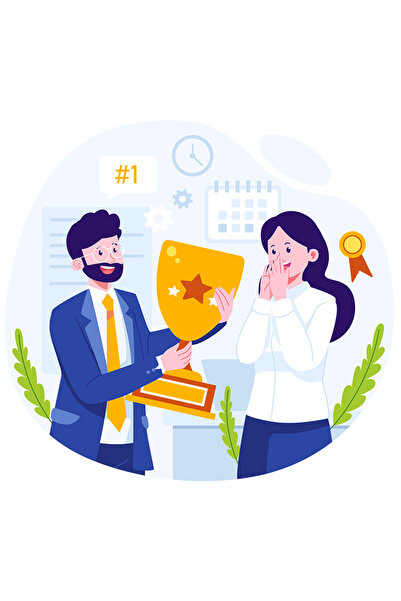 StoryGift Romania Sticker Autocolant 70CM Cu Trofeu, Business, Panglica, Anga...