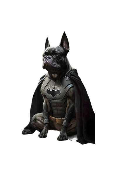 StoryGift Romania Sticker Autocolant 70CM cu Portret Caine Supererou, Caine i...