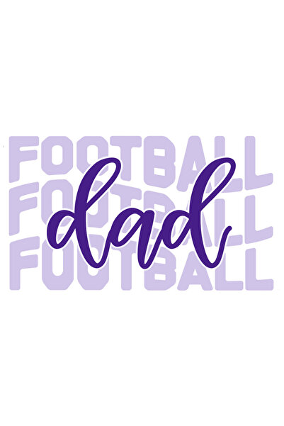 StoryGift Romania Sticker Autocolant 70CM cu Mesajul in Engleza Football Dad,...