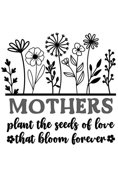 StoryGift Romania Sticker Adeziv 90CM Cu Text In Engleza Mothers Plant The Se...