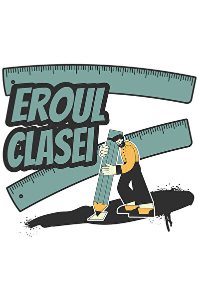 StoryGift Romania Sticker Autocolant 70CM Adeziv Eroul Clasei scoala copii ed...