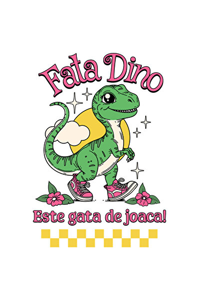 StoryGift Romania Sticker Adeziv 90CM cu Dinozaur Cu Adidasi Roz Text Fata dino Este gata Sa Joace, Copii cu Mar